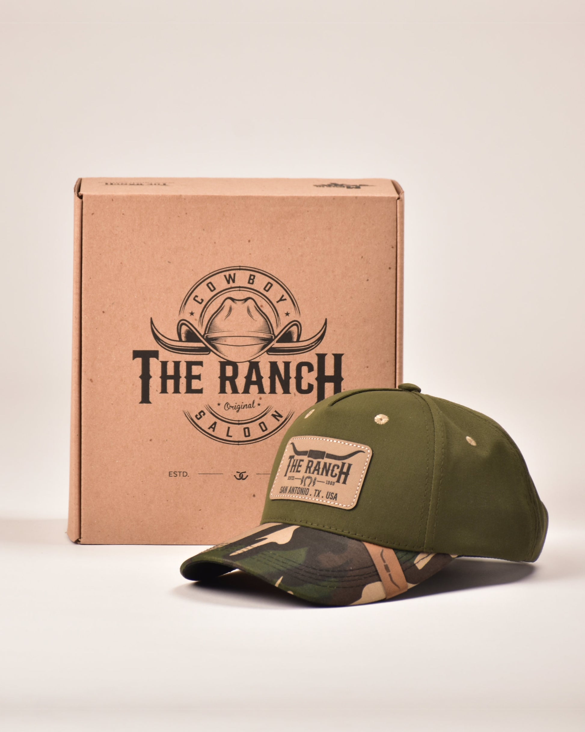 Gorra The Ranch Camo Green