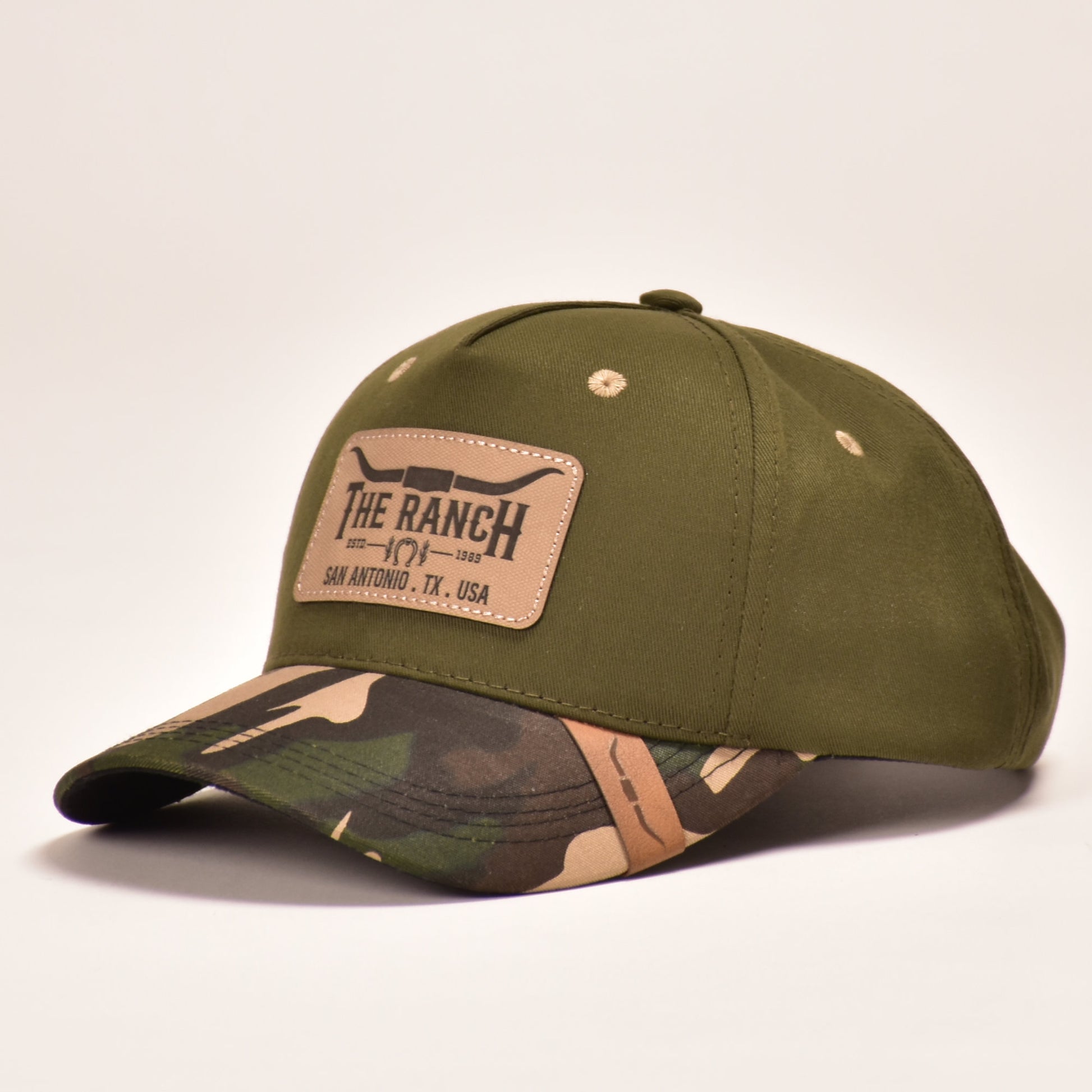 Gorra The Ranch Camo Green