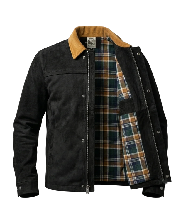 Chaqueta gamuza lariat