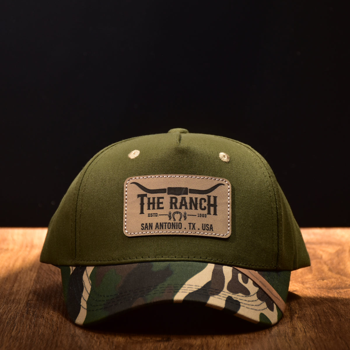 Gorra The Ranch Camo Green