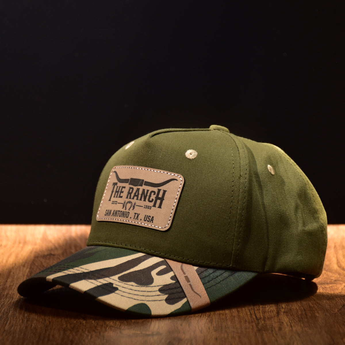 Gorra The Ranch Camo Green