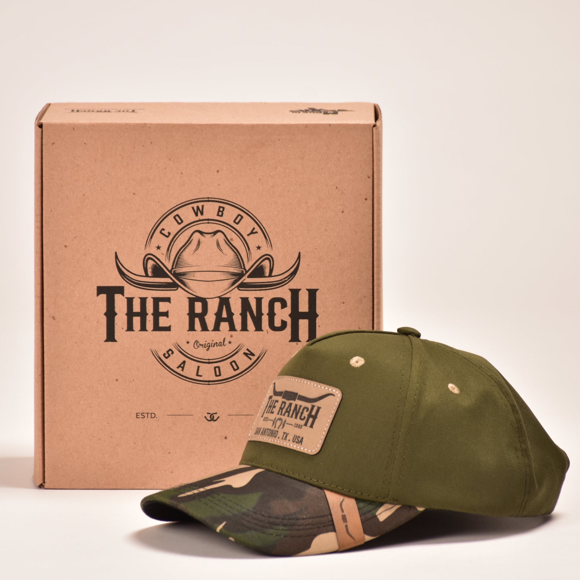 Gorra The Ranch Camo Green