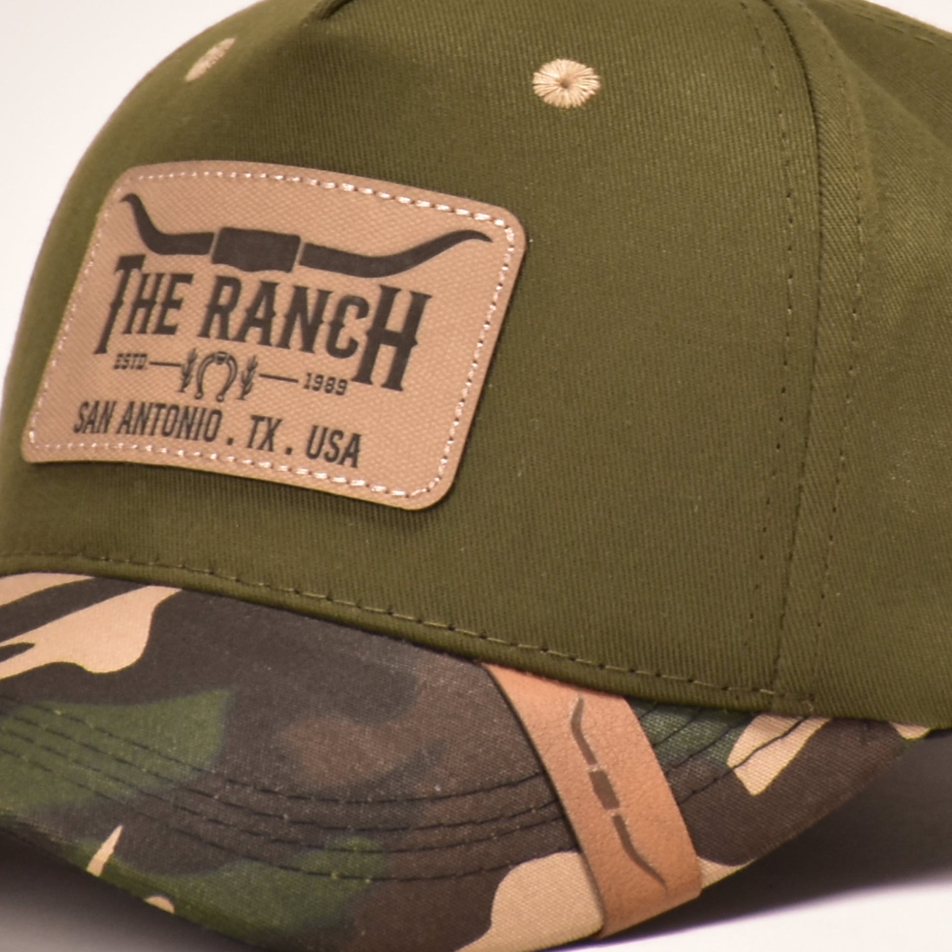 Gorra The Ranch Camo Green